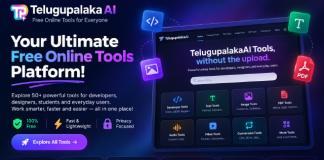 Free Telugupalaka AI Online Tools telugupalakaai-tools